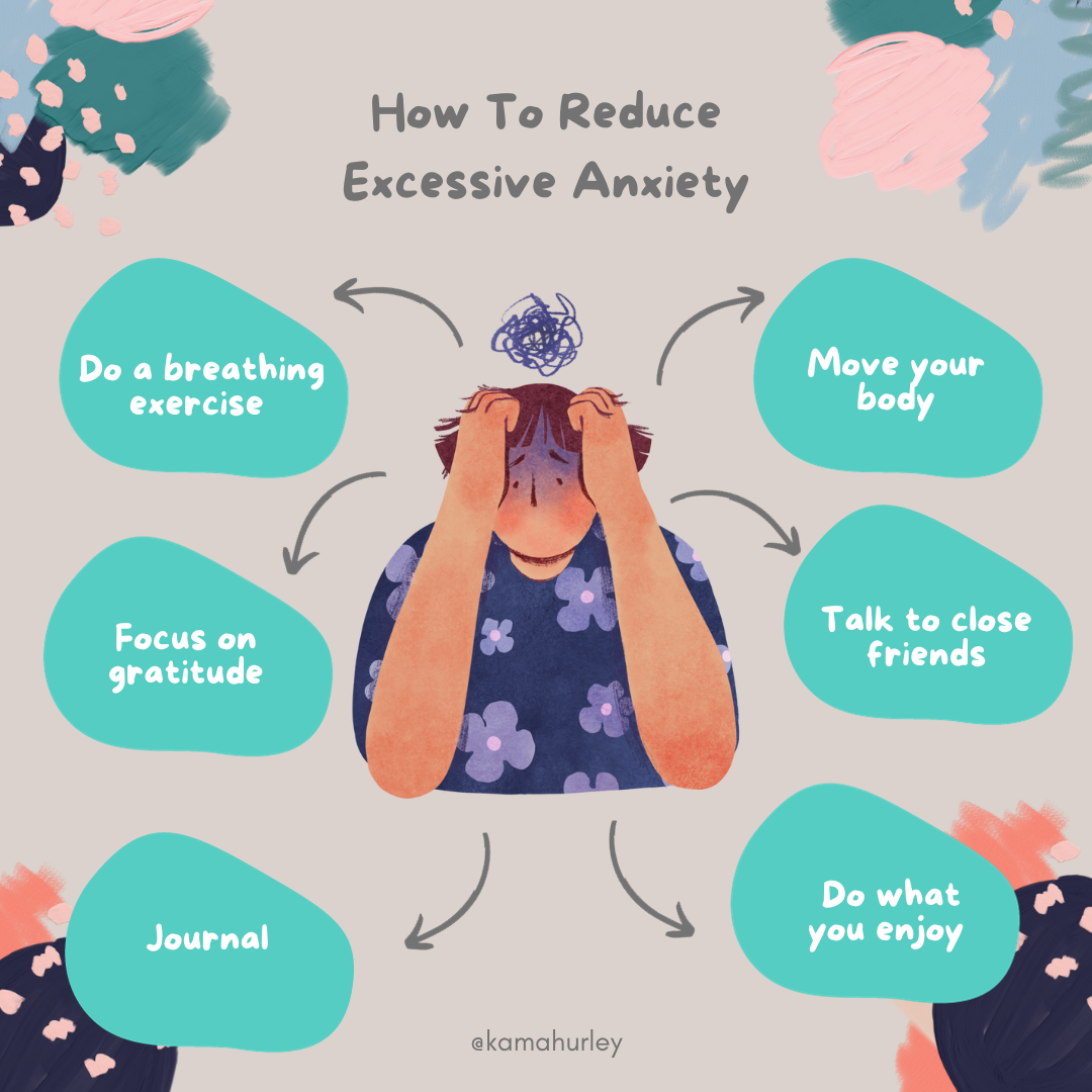 Reduce Anxiety Instagram Post